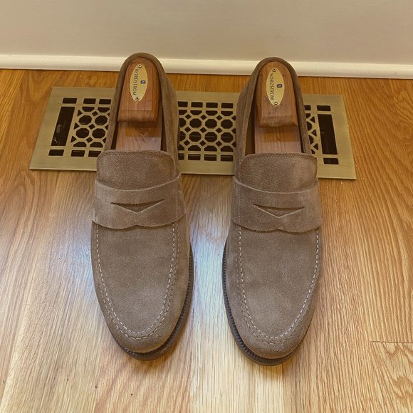 Sid Mashburn Italian Penny Loafer - Tobacco Suede